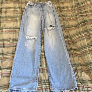 SO super high rise wide leg jeans size 0